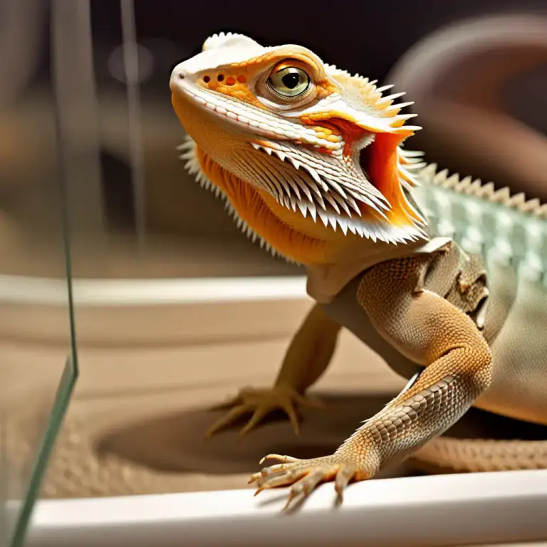 Visual representation of "beardie" - A nickname for the Bearded Dragon, a popular type of pet reptile.