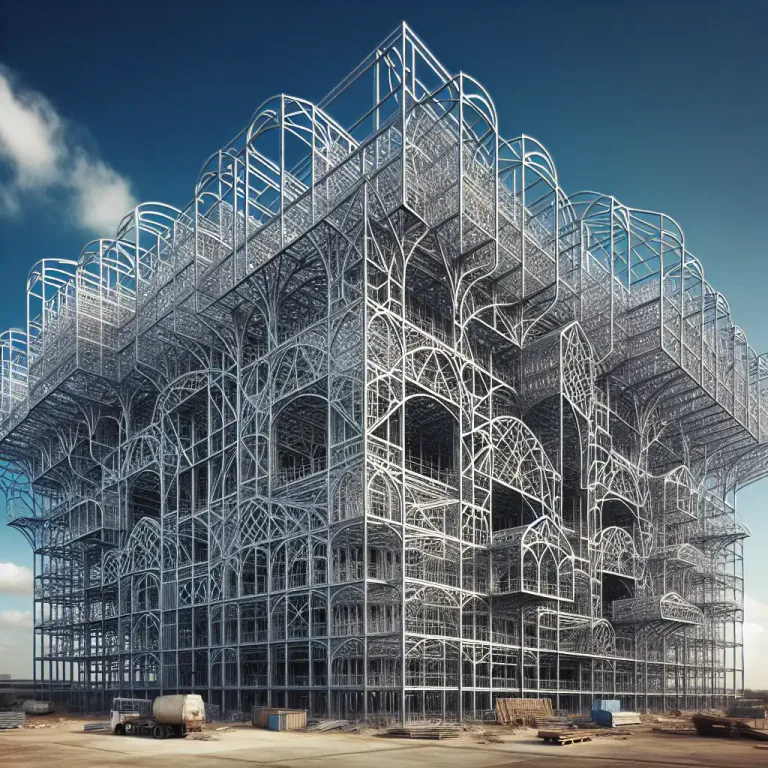 Visual representation of "birdcage" - Something that resembles a birdcage in form