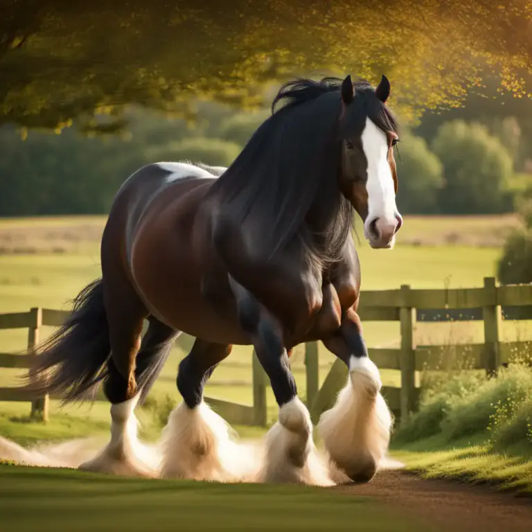 Visual representation of "shire" - A breed of large strong horses, originally from England.