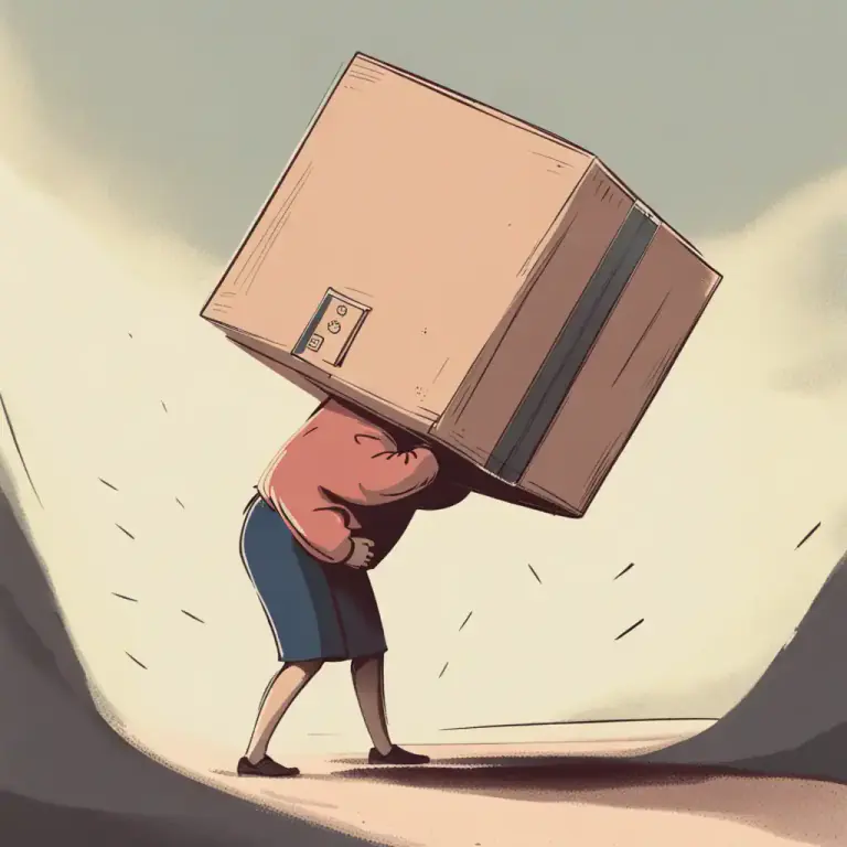 Visual representation of "never mind" - Used to underline that what you just mentioned is not as important, serious, or difficult as another thing