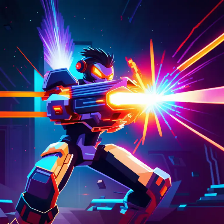 Visual representation of "zap" - To hit or attack something with a beam of energy or electrical charge