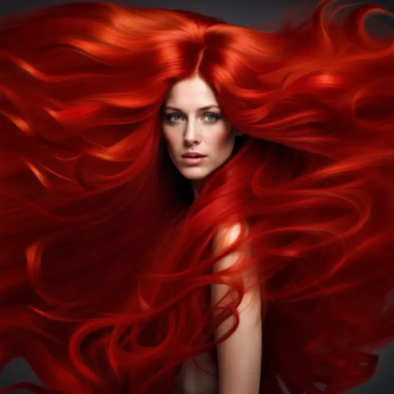 Visual representation of "mane" - Something that resembles the mane of a horse or lion, like a large, long or flowing mass of hair.