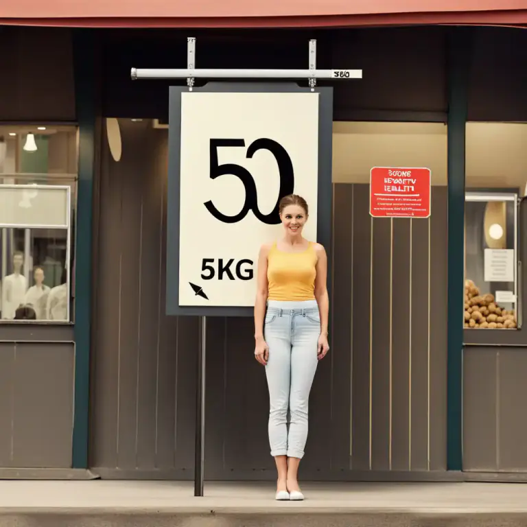 Visual representation of "weigh" - to have a particular amount of weight