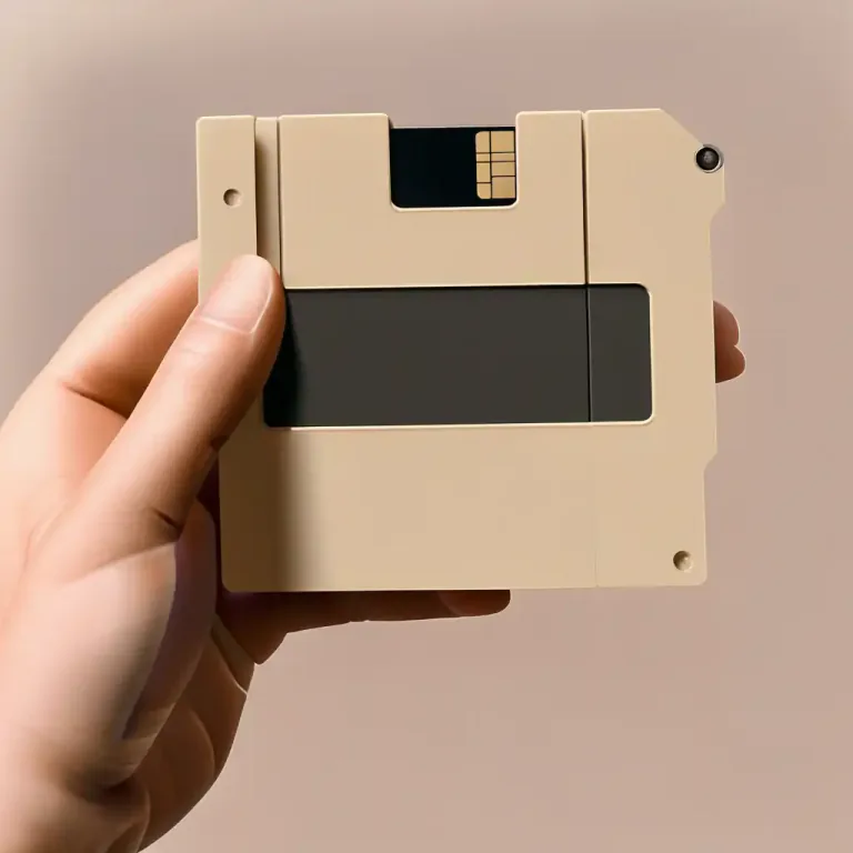Visual representation of "floppy" - A type of data storage device that is bendable.