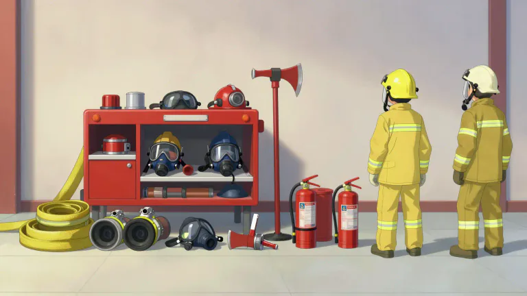 Visual representation of "apparatus" - A set of tools, devices, or equipment used for a particular purpose.