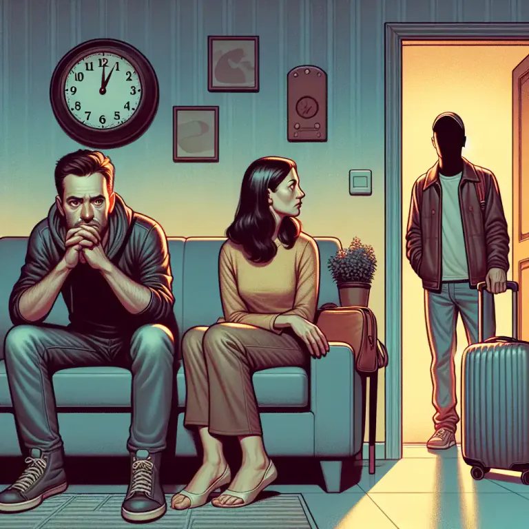 Visual representation of "overstay" - To stay or remain when you are no longer wanted