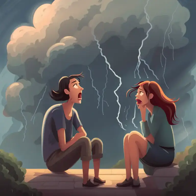 Visual representation of "be hard on somebody/something" - To be overly tough or overly critical about someone or something.