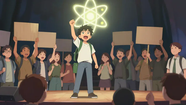 Visual representation of "exponent" - Someone who supports an idea or belief strongly and publicly.