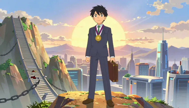 Visual representation of "achiever" - A person who achieves a lot or is very successful, especially as a result of their efforts and skills.
