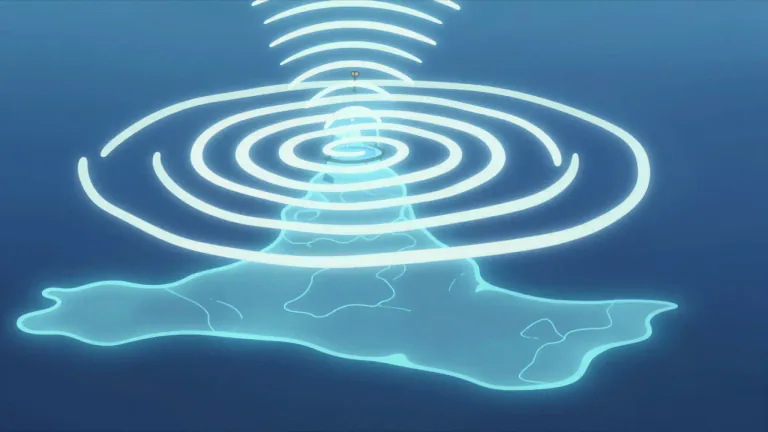 Visual representation of "sonic" - Relating to sound or the speed of sound
