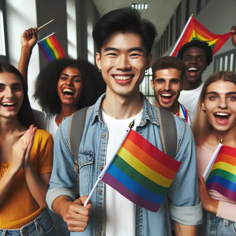 Visual representation of "homo" - A term used to refer to a gay man