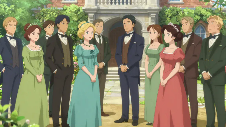 Visual representation of "gentlefolk" - People who are well-mannered, well-educated, or from a good family