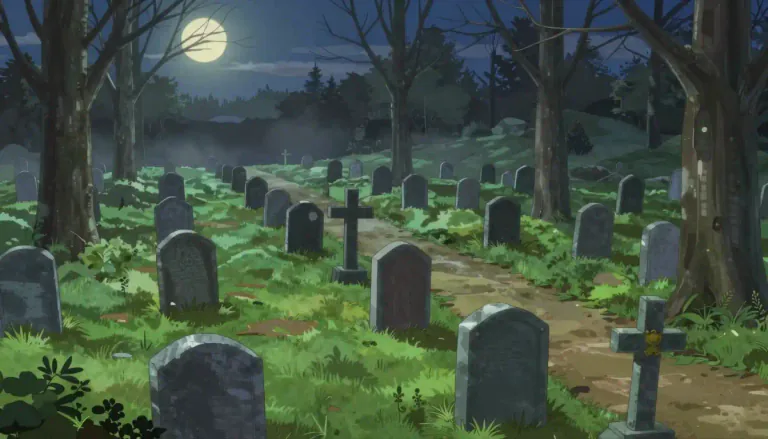 Visual representation of "graveyard" - A place where dead people are buried