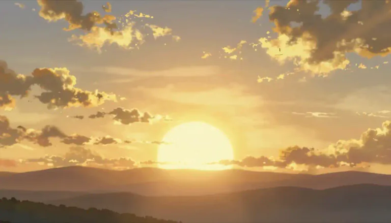 Visual representation of "radiance" - The quality of shining very brightly