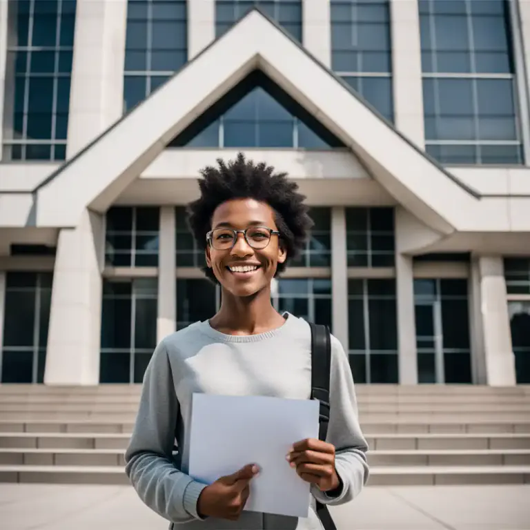 Visual representation of "exhibition" - A scholarship awarded to a student at a university or school.