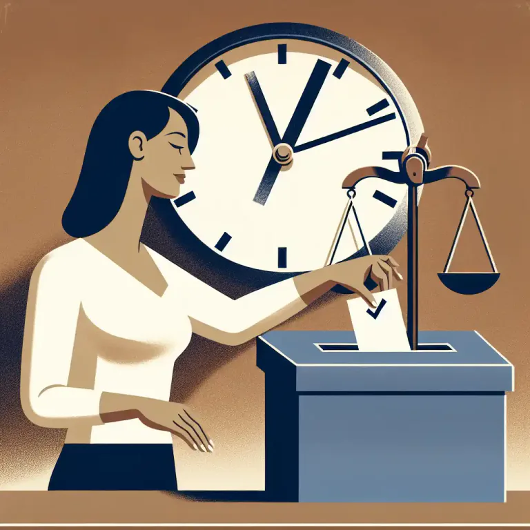 Visual representation of "expediency" - The quality of being convenient and efficient, often at the expense of moral considerations or principles.