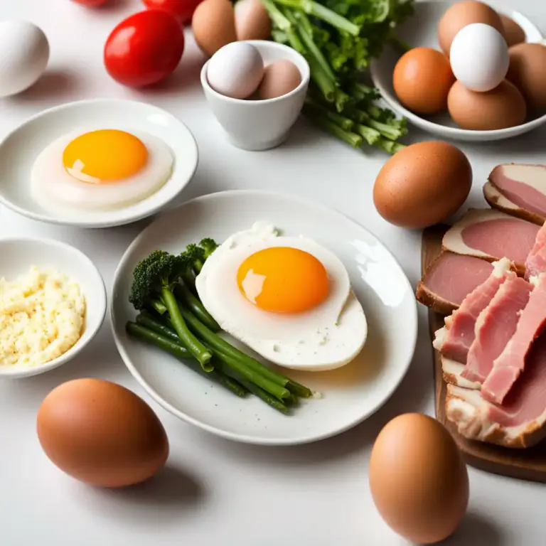 Visual representation of "albumen" - A type of protein found in eggs and some seeds.