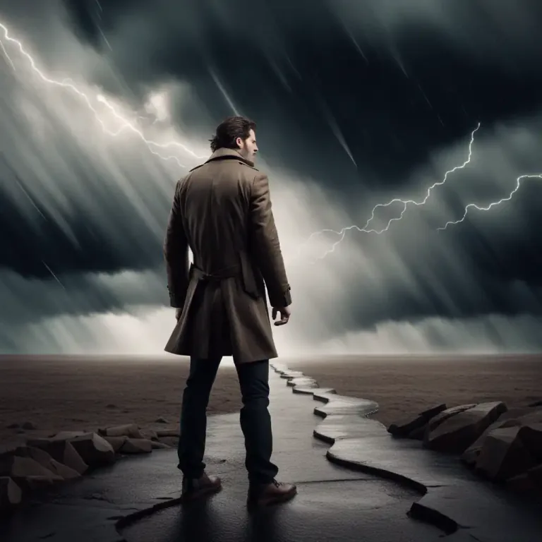 Visual representation of "meet" - To face or experience something, especially something unpleasant or difficult.
