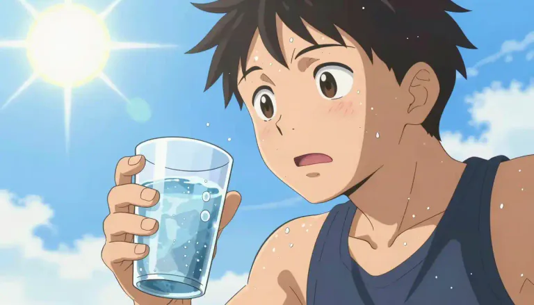 Visual representation of "thirst" - A feeling of needing or wanting to drink something.
