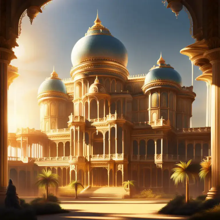 Visual representation of "regal" - Magnificent; impressive in appearance