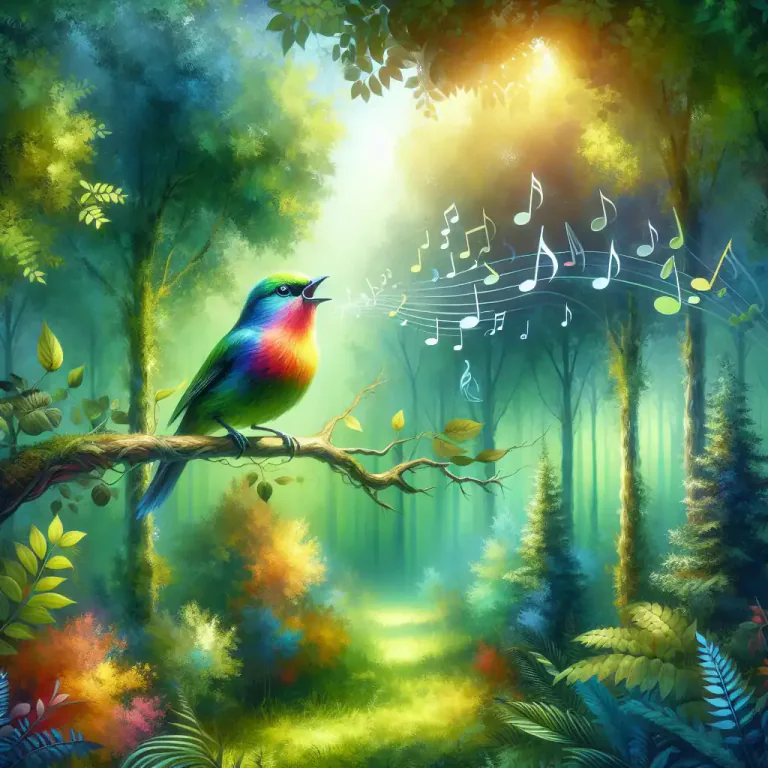 Visual representation of "songster" - A bird that is known for having a musical song