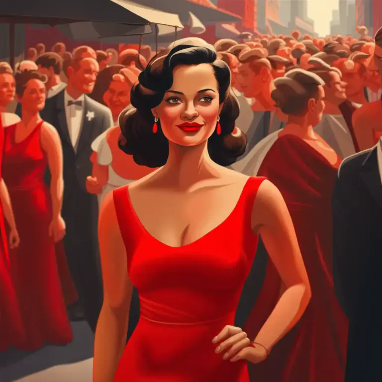 Visual representation of "hussy" - A girl or woman who is considered to be bold or brazen