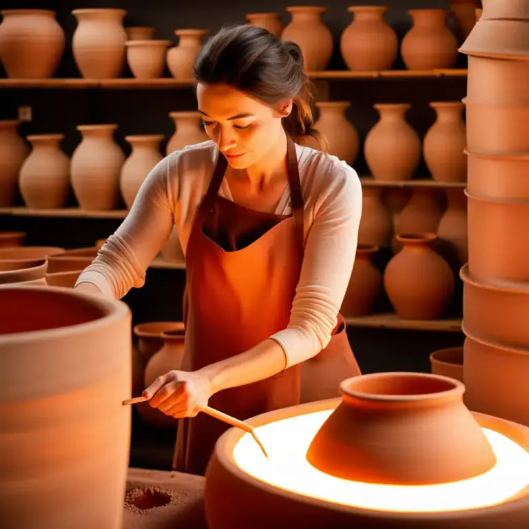 Visual representation of "fire" - To heat something in an oven or kiln