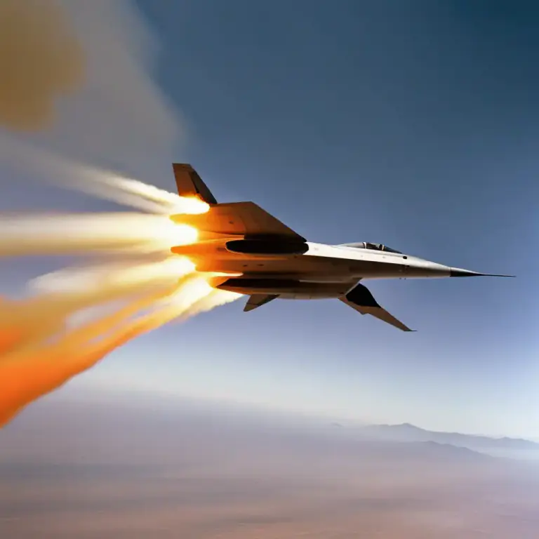 Visual representation of "sidewinder" - A type of missile that is guided by heat.