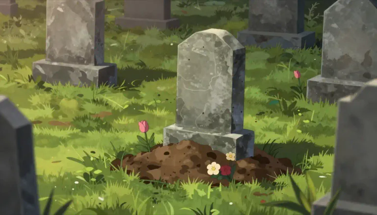 Visual representation of "gravesite" - A location where a deceased person is buried, often marked or memorialized.