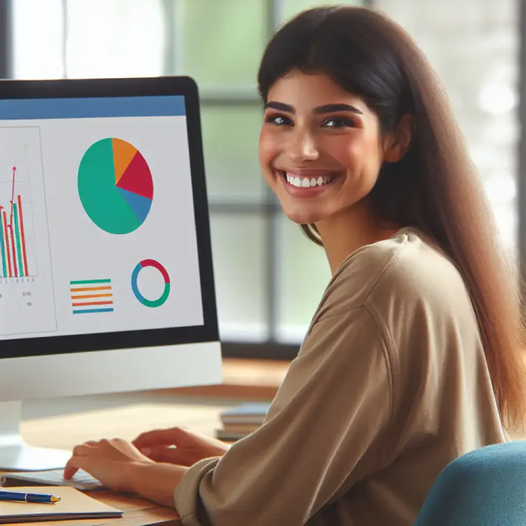 Visual representation of "graphical" - Involving or relating to the use of diagrams, charts, and other visual aids to present information or data.