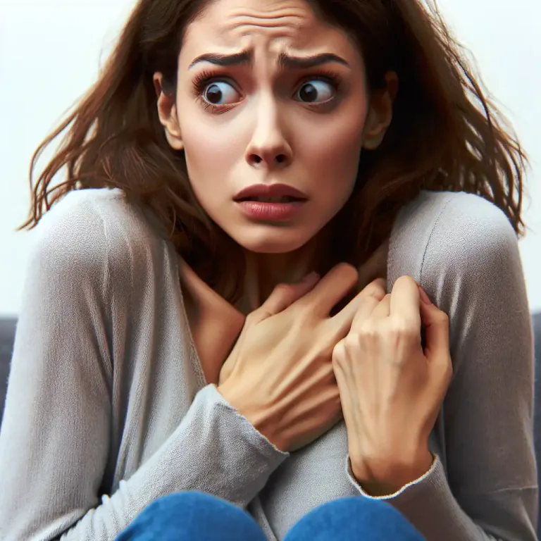 Visual representation of "palpitate" - To shake or vibrate usually because of fear, excitement or anxiety.