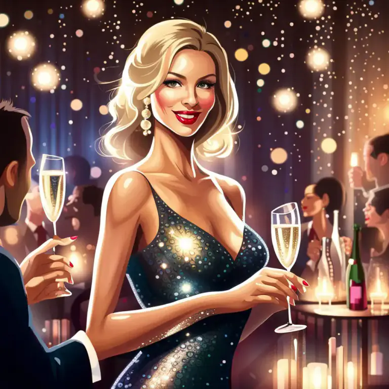 Visual representation of "be dressed up" - To wear formal or special clothes for a particular event