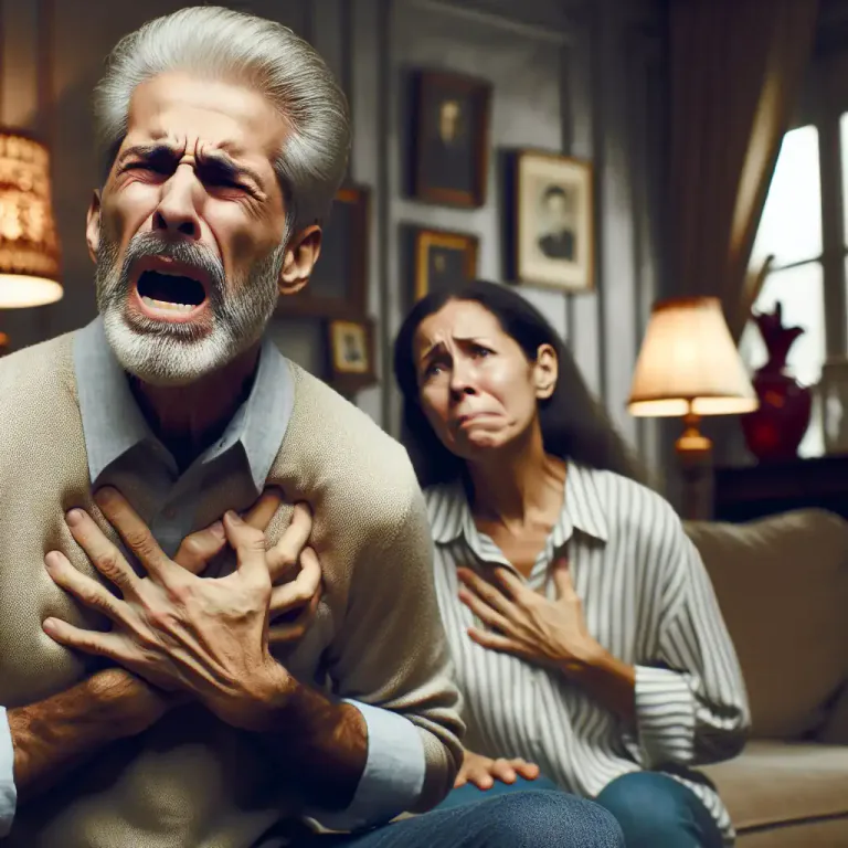 Visual representation of "coronary" - A heart attack