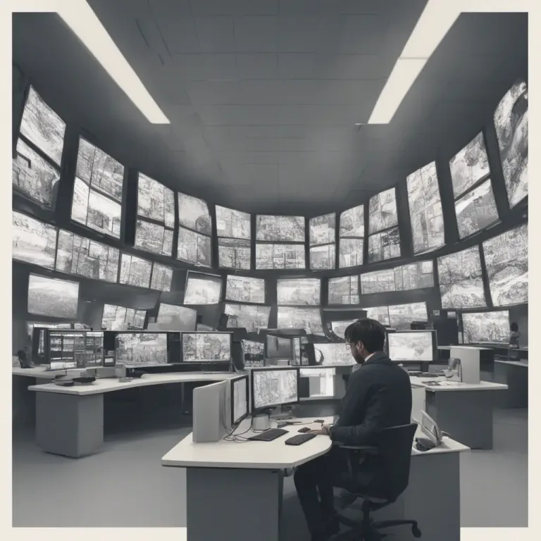 Visual representation of "keep a close eye/watch on somebody/something" - To watch or monitor somebody or something carefully