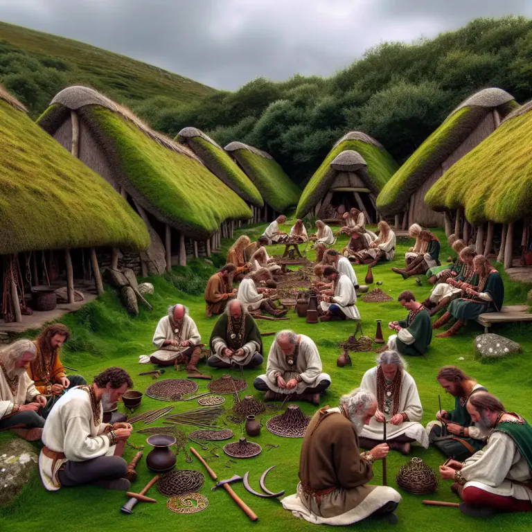 Visual representation of "briton" - An ancient Celtic inhabitant of Britain