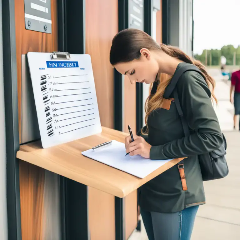 Visual representation of "put down as" - To write something in a list or record