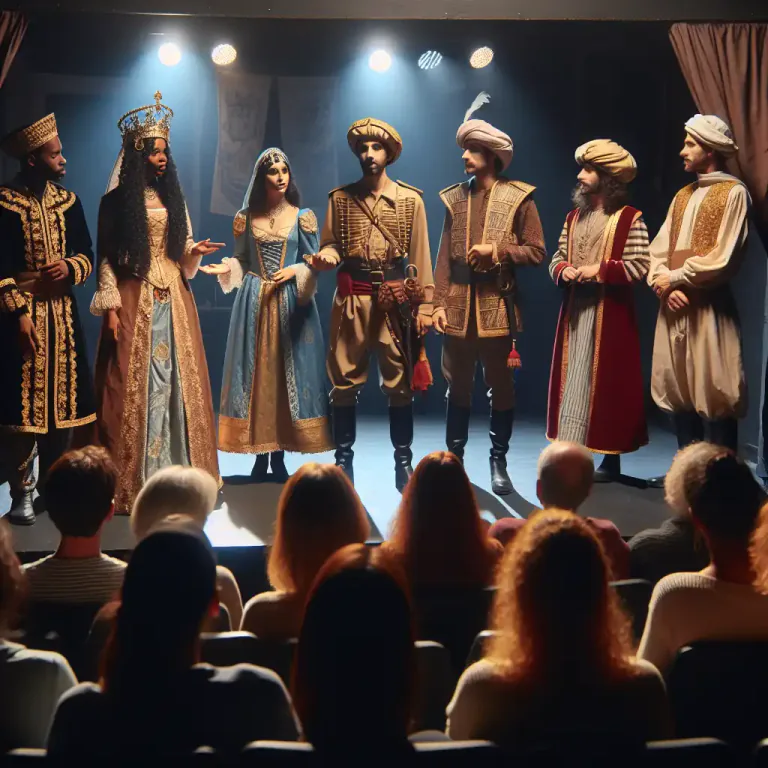 Visual representation of "company" - Groups of actors, singers, or dancers who perform together.