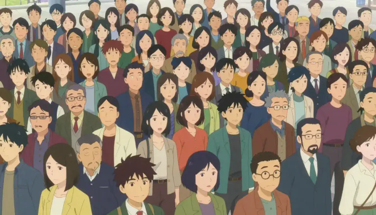 Visual representation of "horde" - A large group of people