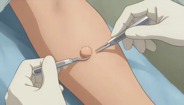 Visual representation of "excrescence" - Something that grows out from a surface which may not normally be there, like a lump on a plant or on skin