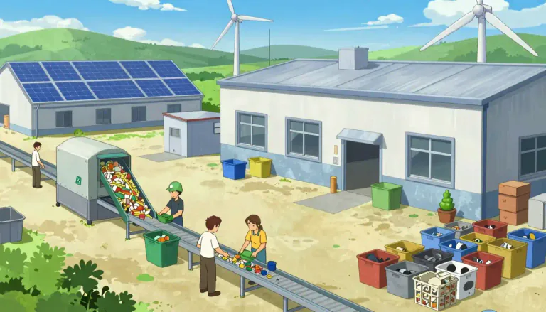 Visual representation of "sustainability" - The ability to keep doing something over a long period without causing damage or wasting resources.