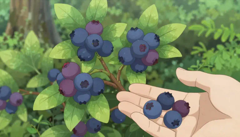 Visual representation of "huckleberry" - A small fruit similar to a blueberry