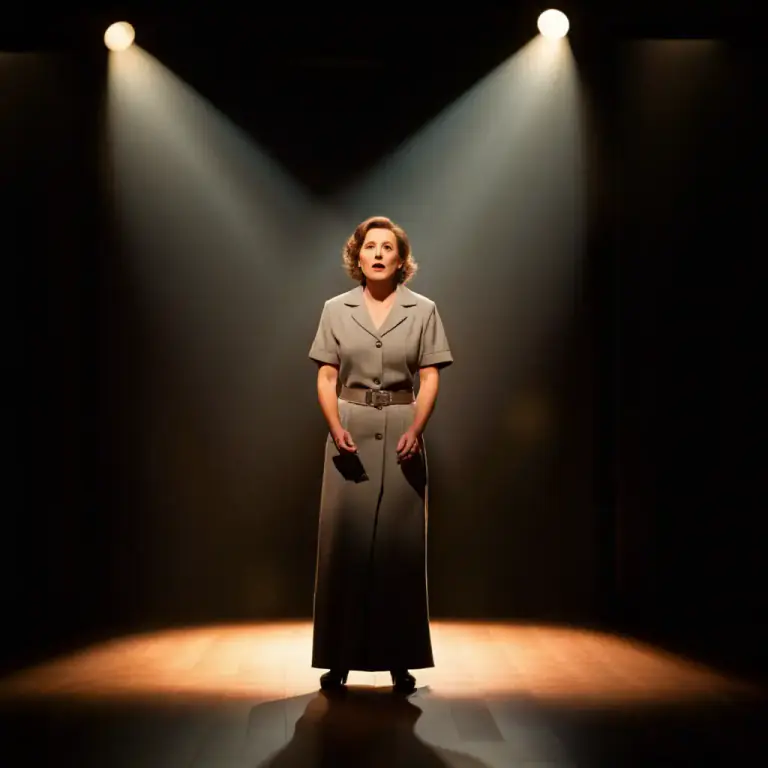 Visual representation of "perform" - To act or present on stage or screen.