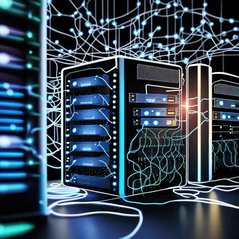 Visual representation of "provider" - A computer program or a server that supplies a computer network with data