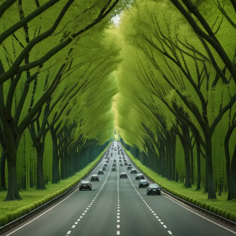 Visual representation of "all along" - In a line, or in the same line