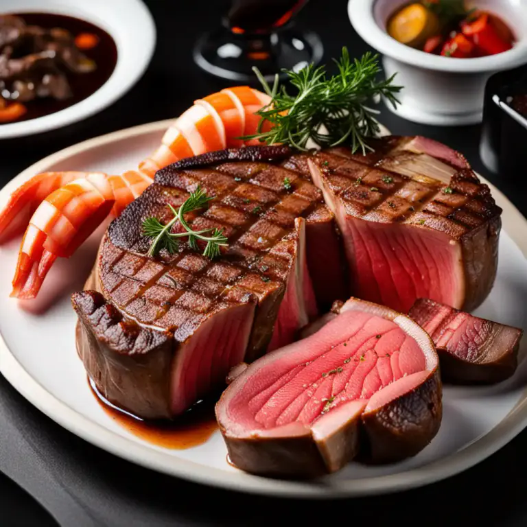 Visual representation of "steak" - A high-quality beef taken from the hindquarters of the animal, typically cut into thick slices that are cooked by broiling or frying.