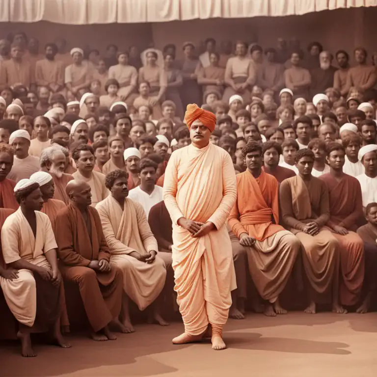 Visual representation of "swami" - A respectful title used for a monk or a religious teacher in India, often in Hinduism.
