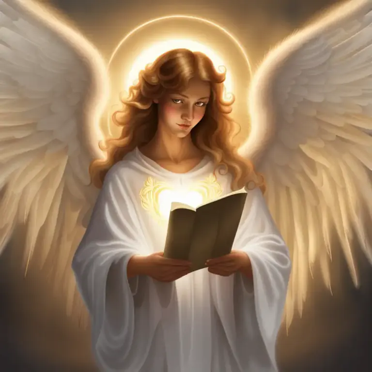 Visual representation of "messenger" - A being or force that delivers divine messages or carries out divine tasks, especially in religious context.