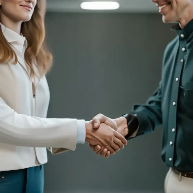 Visual representation of "see" - To meet or visit someone