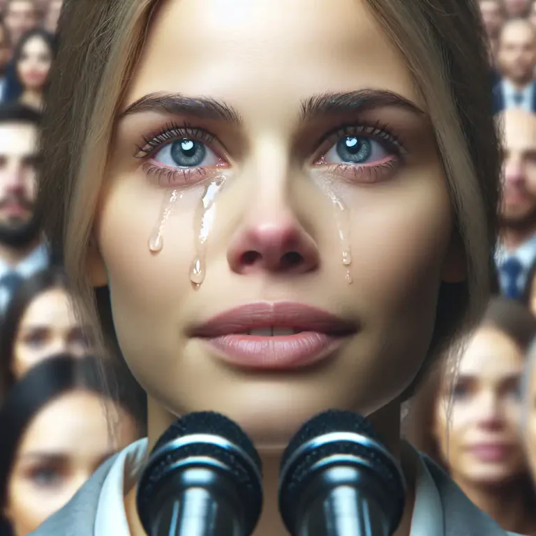 Visual representation of "waterworks" - Tears or the act of crying