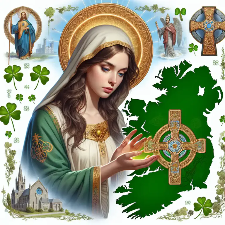 Visual representation of "patron" - In the Catholic Church, a saint who is believed to give special help to a particular place or type of person.